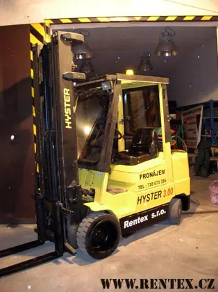 Vozík Hyster zepředu